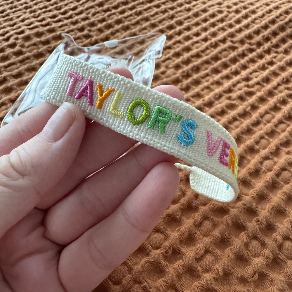 Stoney Clover Lane Taylor's Version Embroidered Bracelet